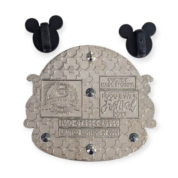 Aristocats Disney Pin: Epcot Food and Wine Toulouse, Marie, and Berlioz - Picture 4 of 5